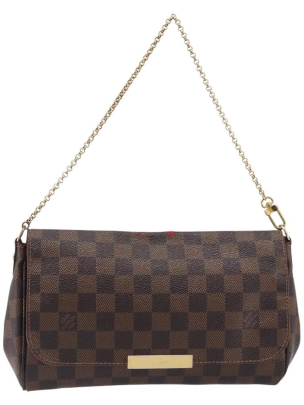 Louis Vuitton Damier Ebene Favorit MM Shoulder Bag M41129 LV Auth gh2407